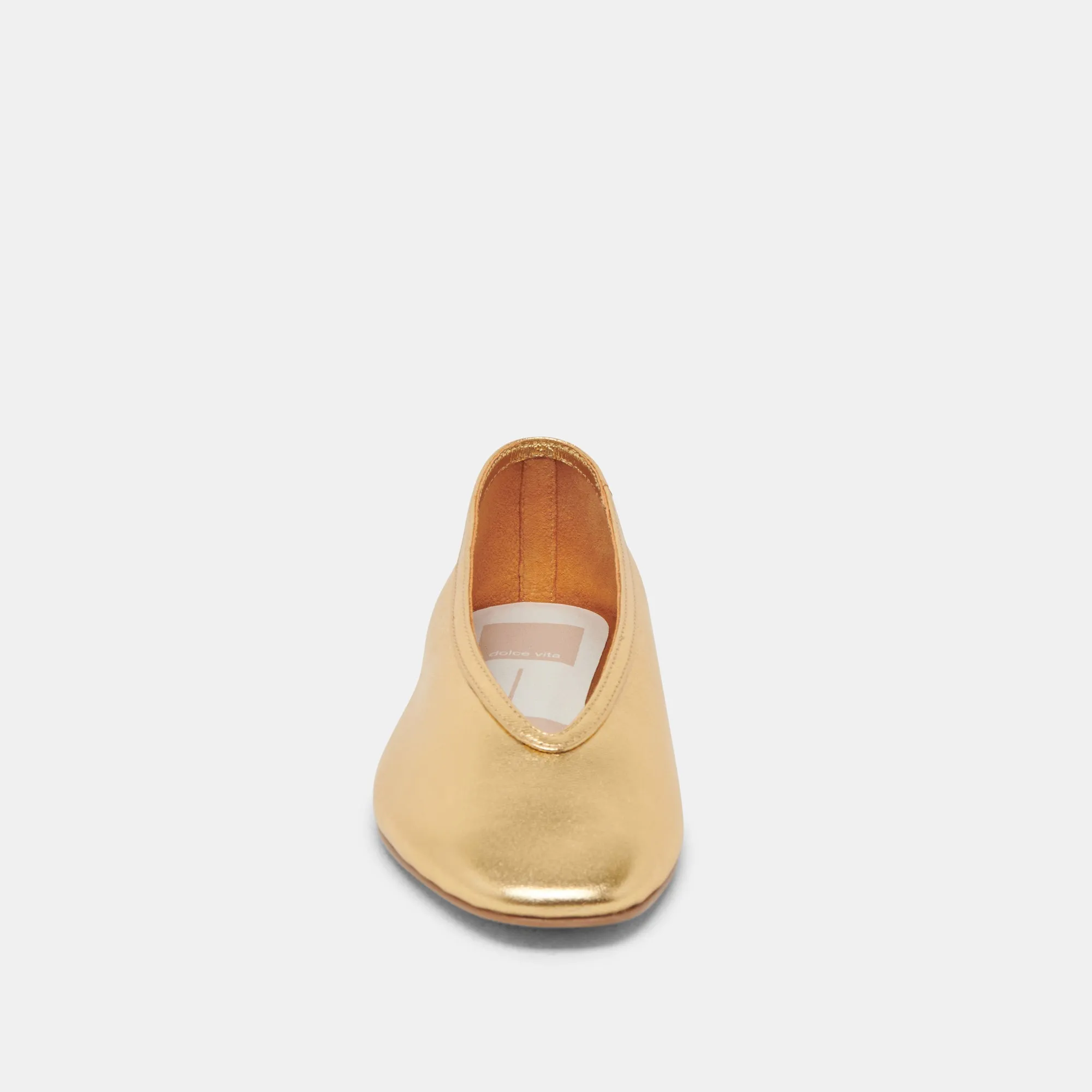 BRAIDY BALLET FLATS GOLD METALLIC LEATHER Sport And Casual Shoes