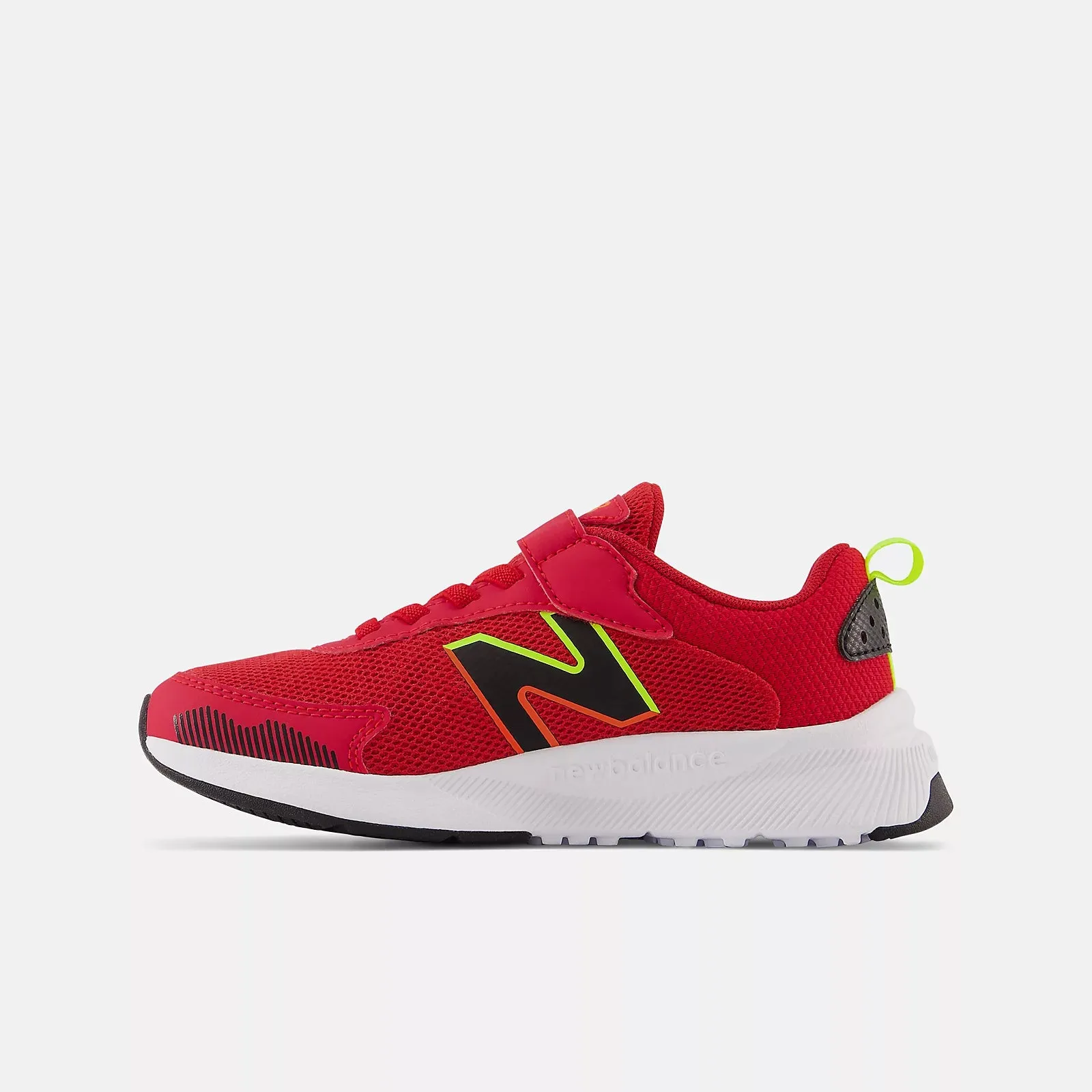 Dynasoft 545 Bungee Lace with Top Strap Red (10.5c-3Y) Stability Strap - Casual Shoe