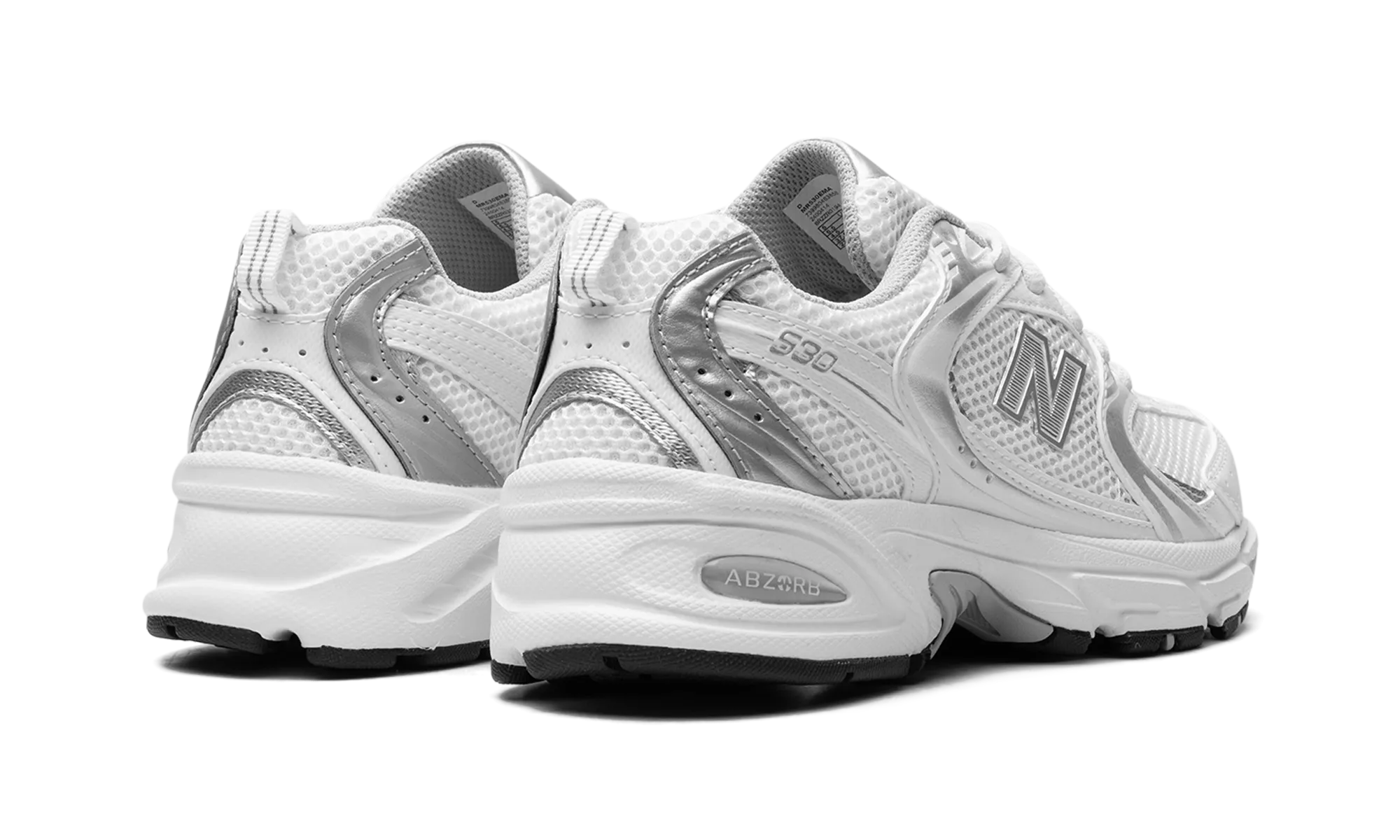 530 "White / Silver" Black Black New Balance 9060