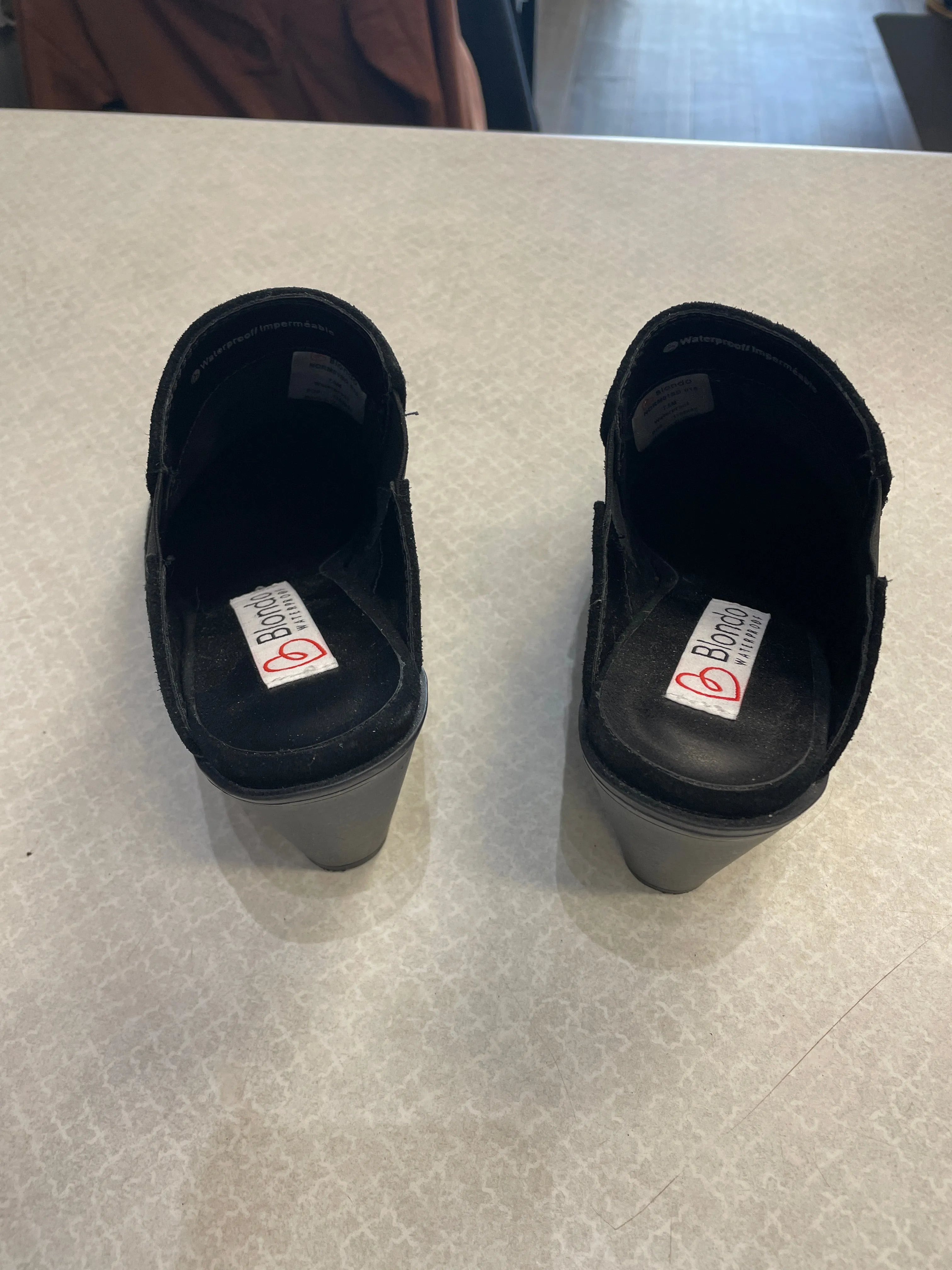 Boots Ankle Heels By Blondo In Black, Size: 7.5 Boots Low