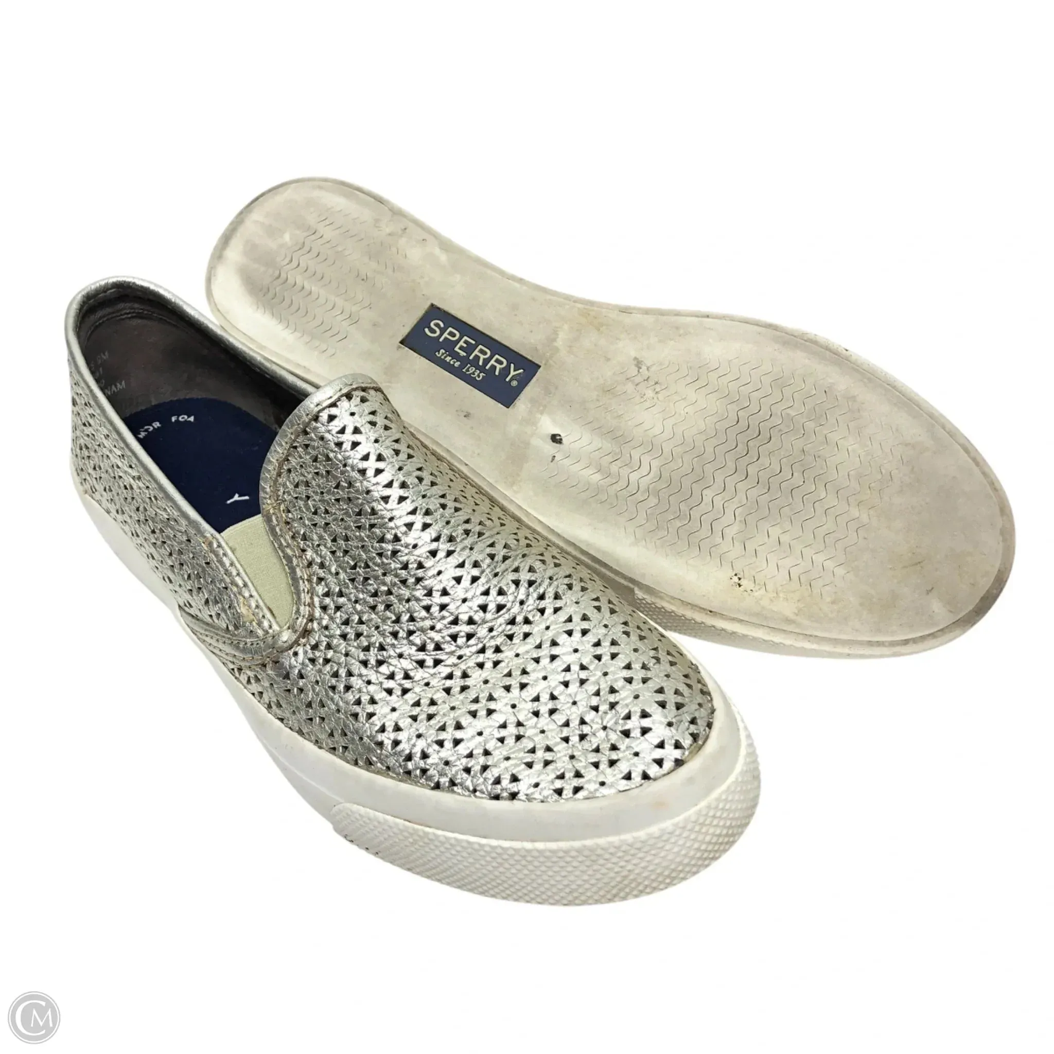 Shoes Sneakers By Sperry In Gold, Size: 9 Casual Shoes For Winter