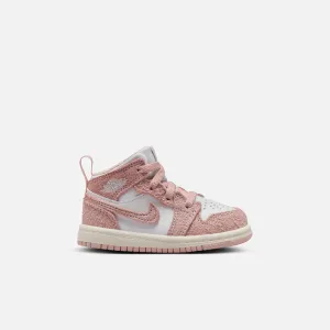 Air Jordan Kids' 1 Mid SE Legend Pink (TD) Next Casual Shoes
