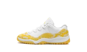 Sneakers Santoni Air Jordan 11 Low PS "Yellow Snakeskin"