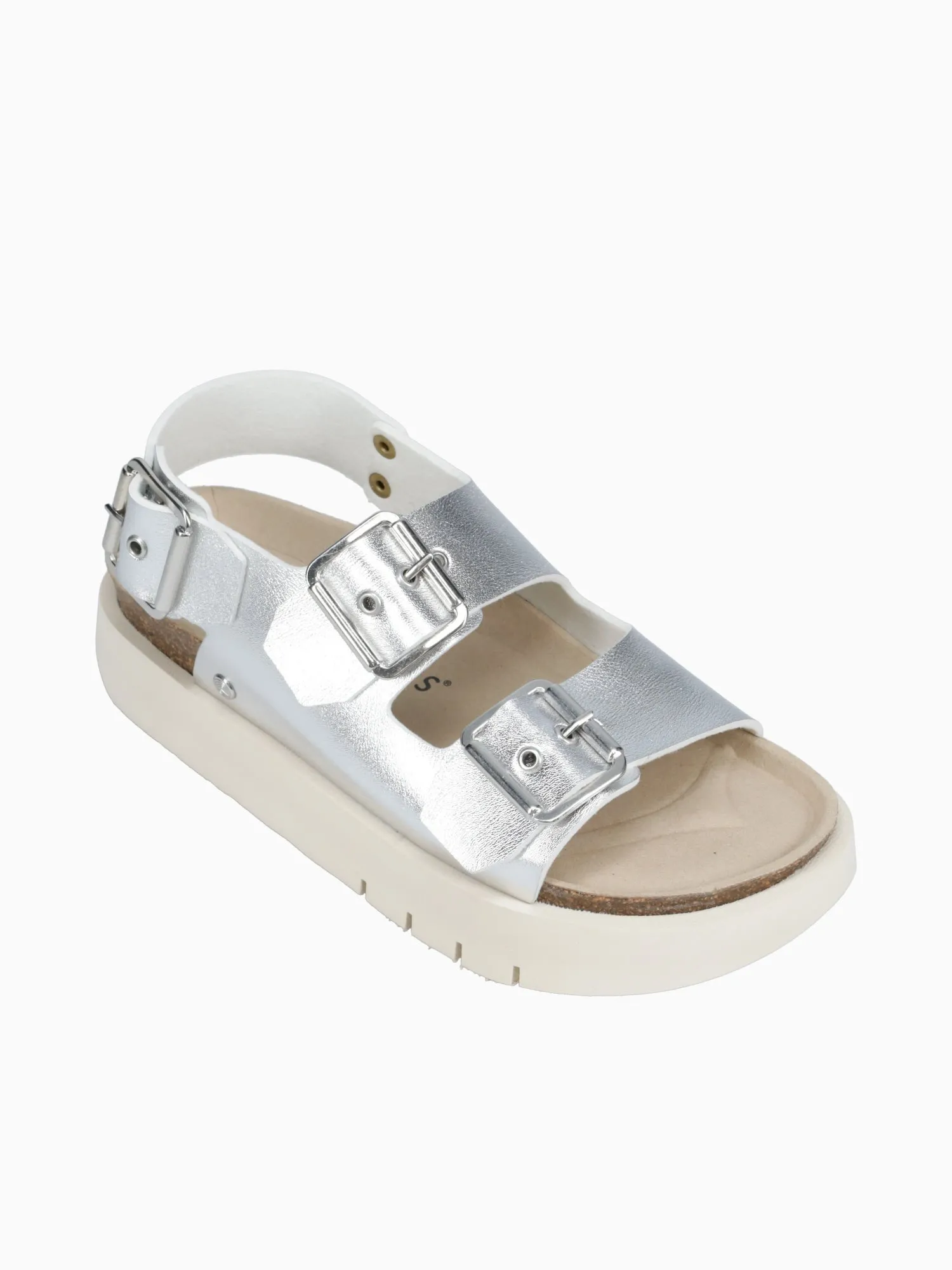 Felina Silver Shiny Shoes Casually