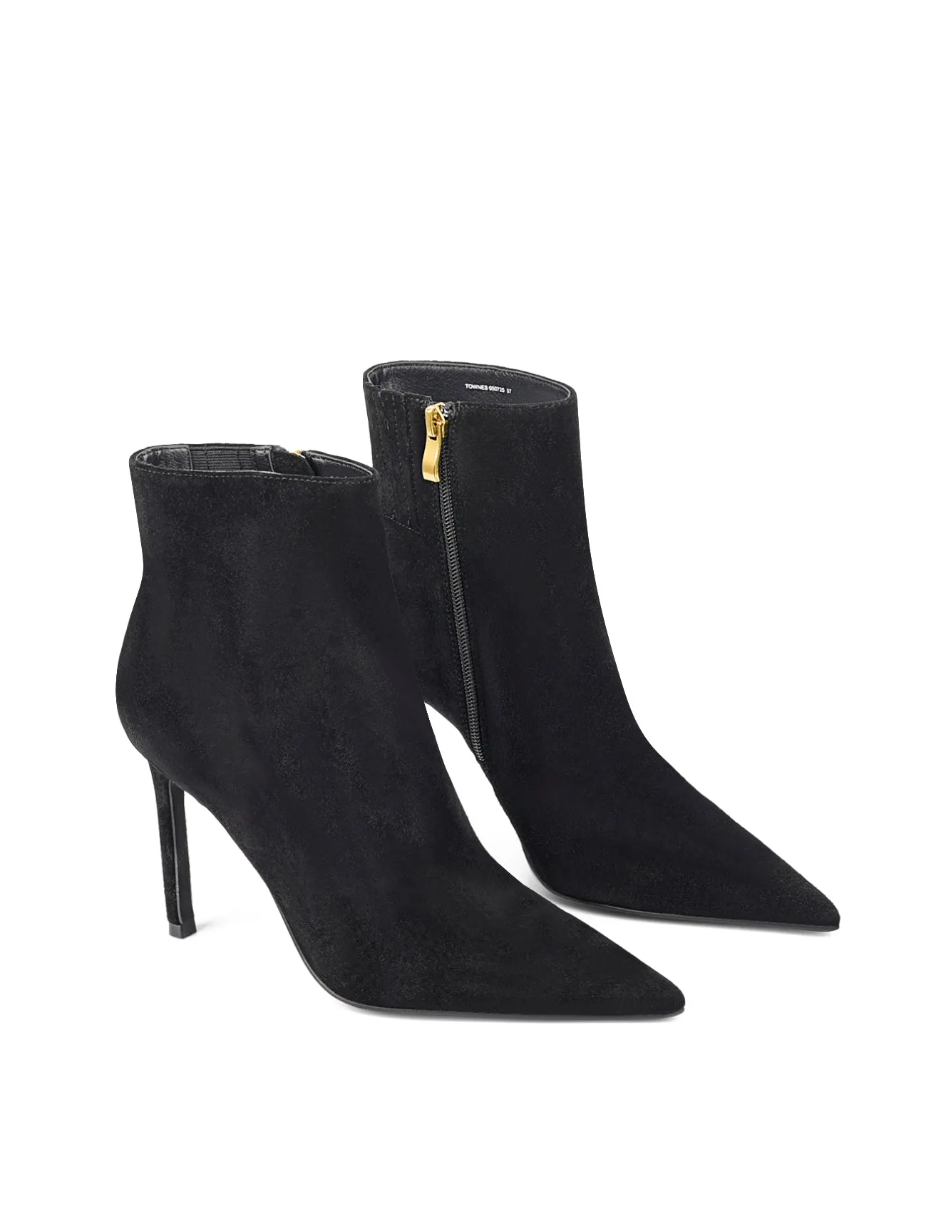 Hoka Walking Boots Townes Stiletto Ankle Boots - Black Suede