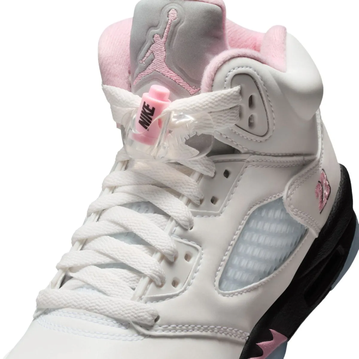 Kids Air Jordan 5 Retro OG 'Medium Soft Pink' Van Heusen Sneakers