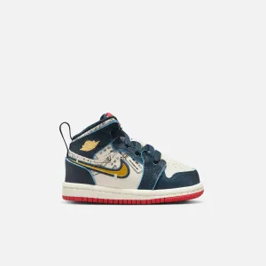 Casual Shoes For Fall 2024 Air Jordan Kids' 1 Mid SE 'Take Flight' (TD)