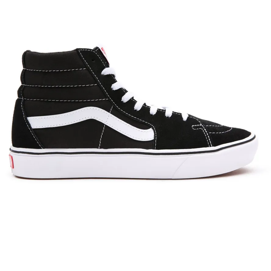 Vans scarpa sneakers alta Comfycush Sk8-Hi vn0a3wmbvne1 nero-bianco Mia Shoes Sneakers