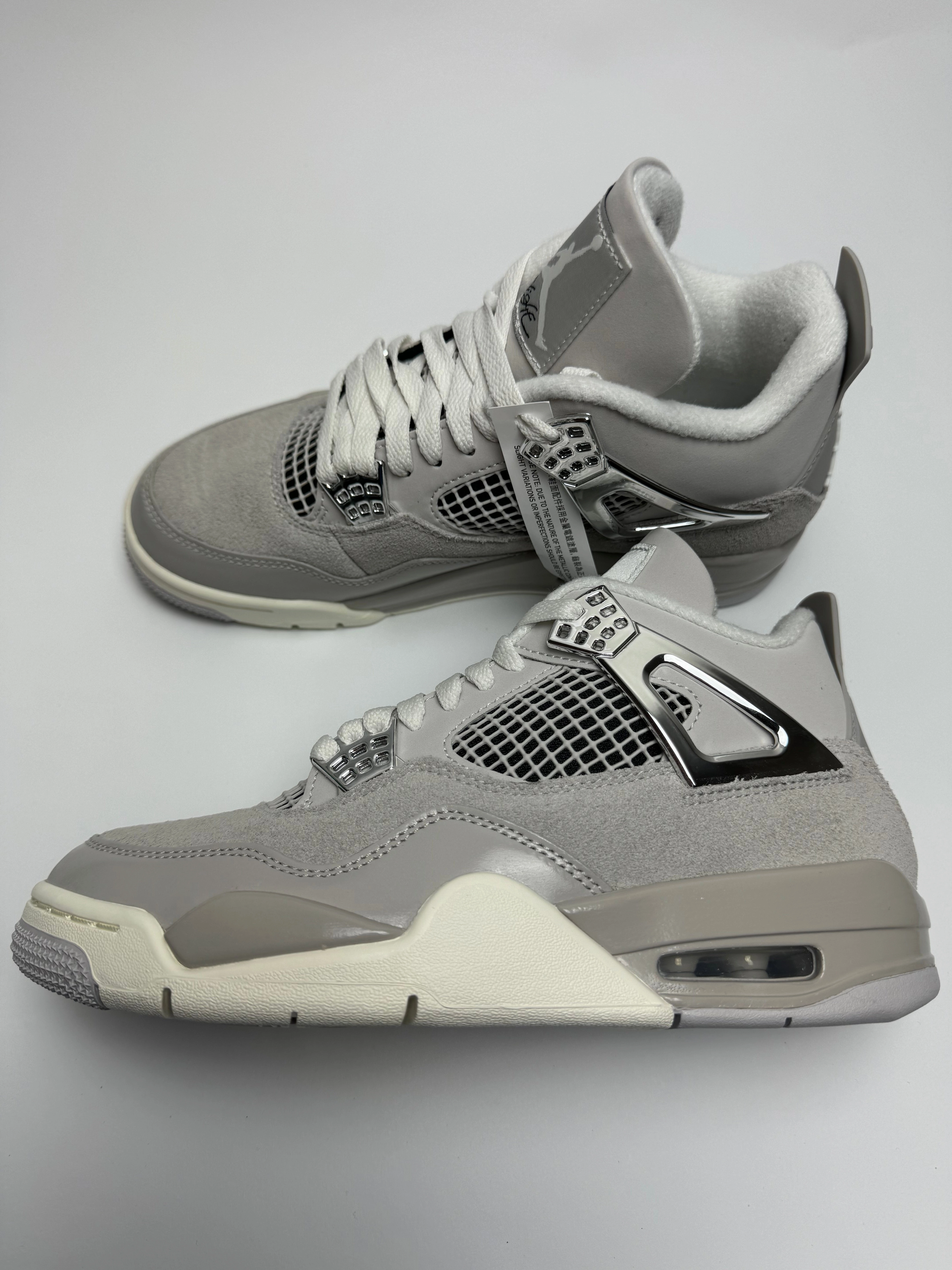 Air Jordan 4 "Frozen Moments" Suede Sneakers