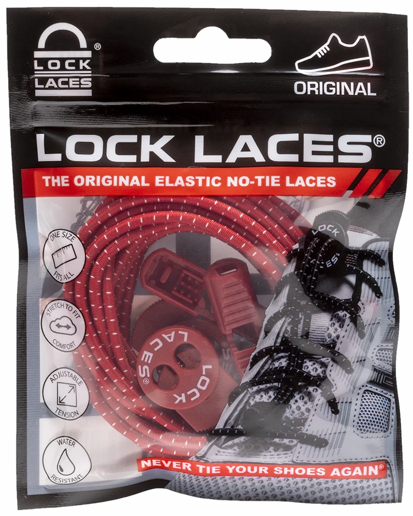 LOCK LACES RED Asics Gel-ii30 Shoes
