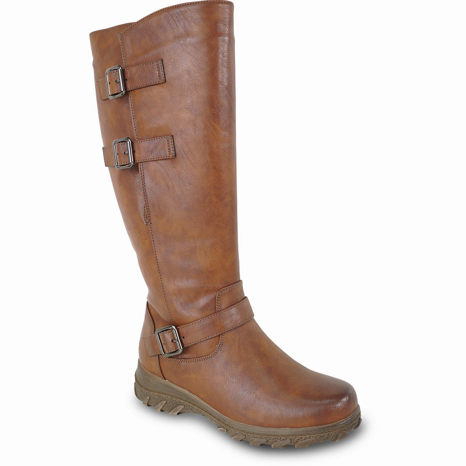 Ugg Boots Of Australia VANGELO Women Winter Fur Boot HF3597 Knee High Casual Boot BROWN