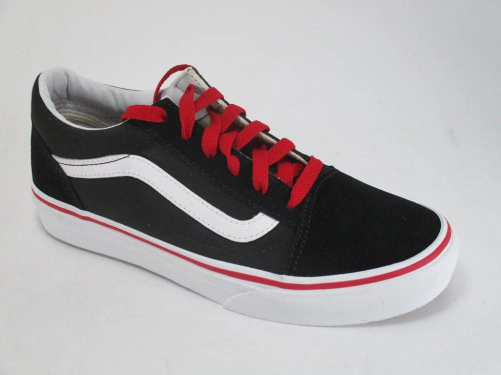 Dc Skateboard Sneakers Vans scarpa sneakers da ragazzo Old Skool VN0A38HBORC nero-bianco-rosso