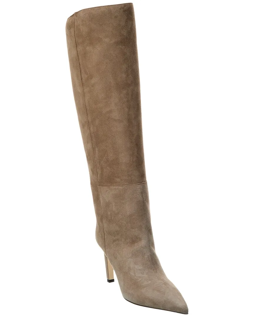 Jimmy Choo Alizze KB 85 Suede Knee-High Boot Old Navy Boots