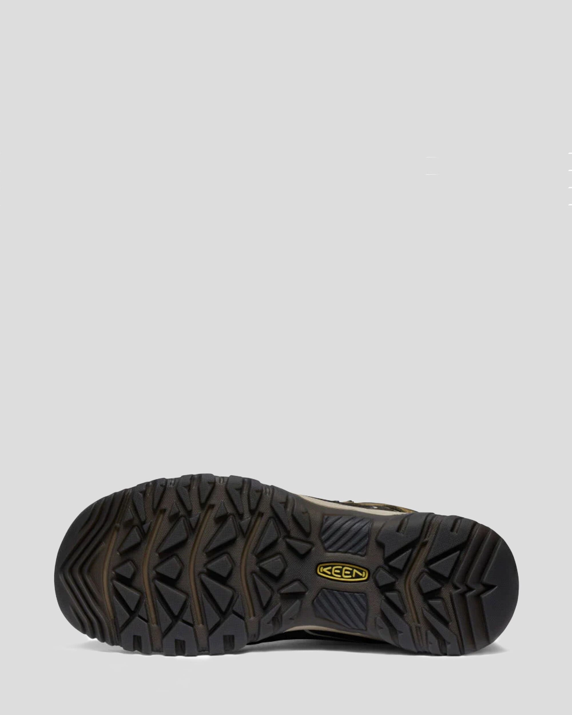 Men's Keen Targhee IV Waterproof Mid Hiking Boots - Dark Olive/Gold Flame Igg Boots