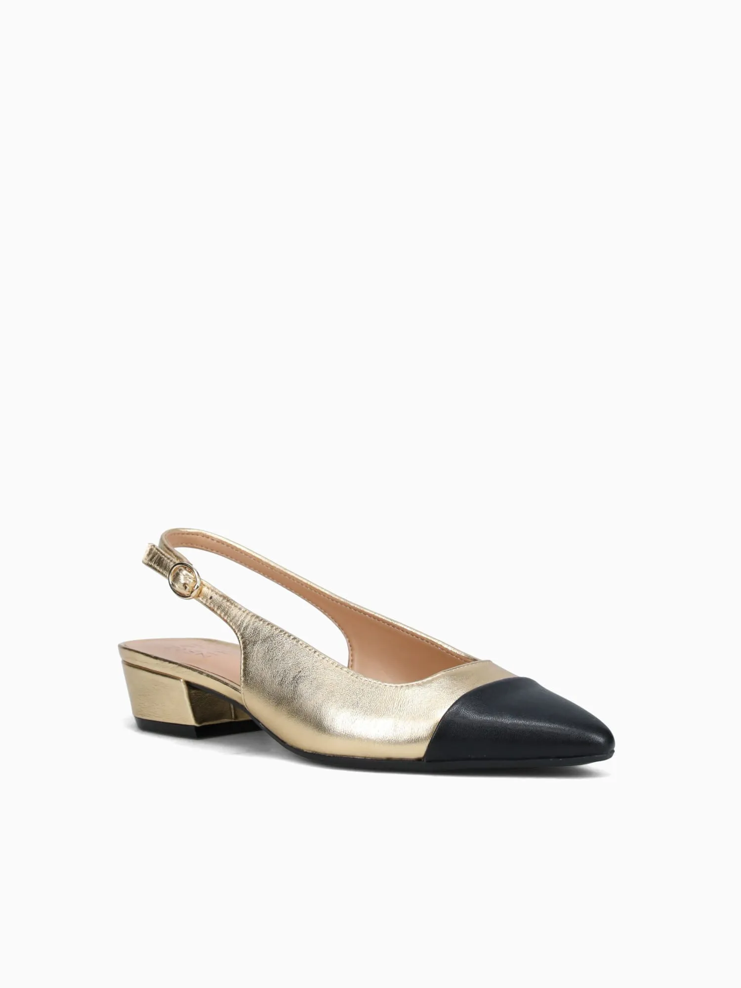 Giorgio Armani Casual Shoes Bankssl Gold Black leather