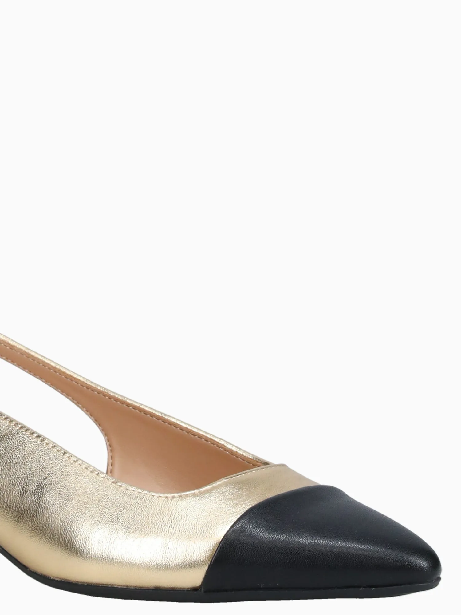 Bankssl Gold Black leather Shoes To Wear With Business Casual