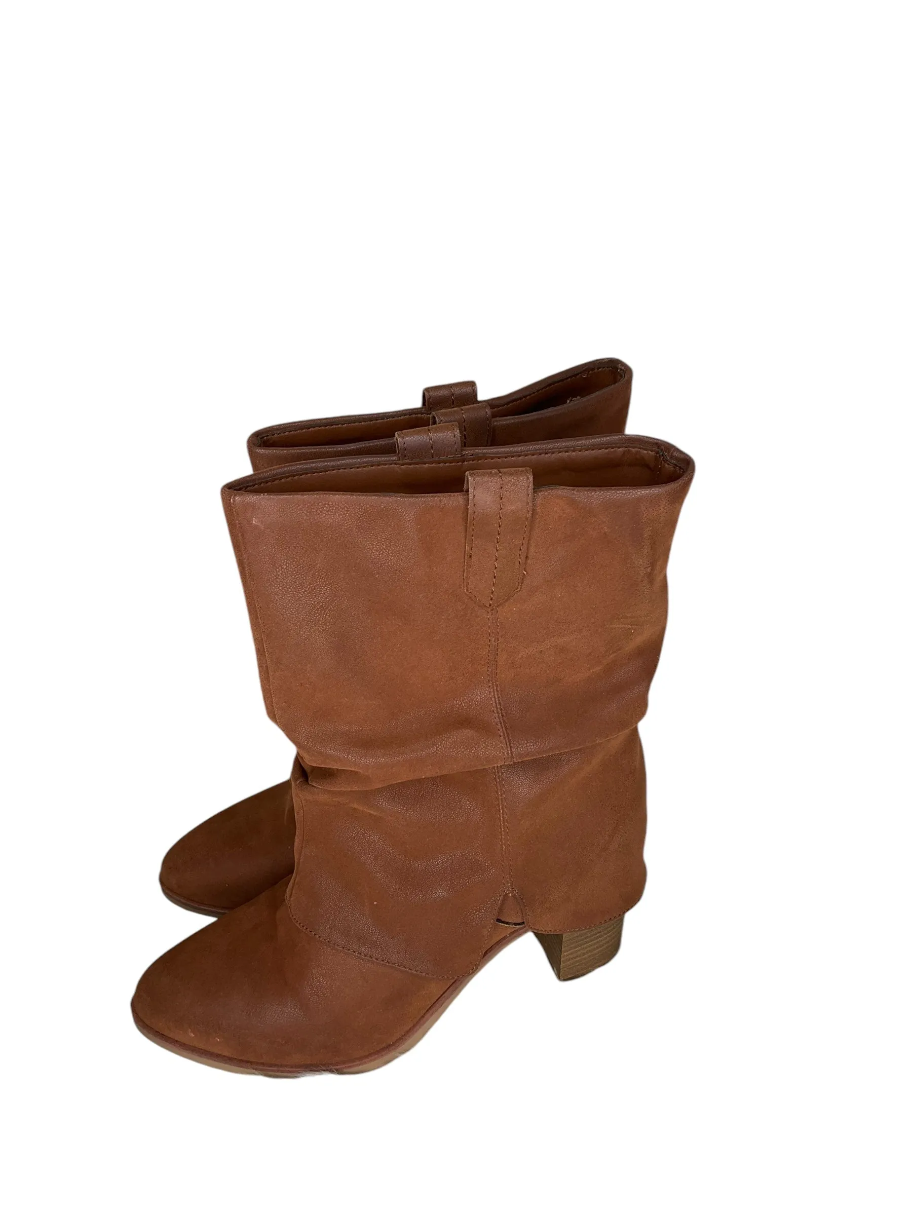 Boots Ankle Heels By Mia In Brown, Size: 10 Dublin Boots