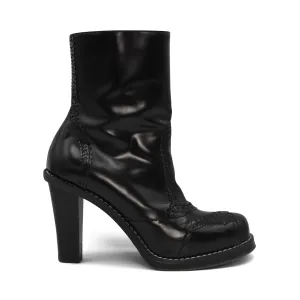 Socks For Steel Toe Boots Balenciaga 'Brogue' Ankle Boots - Women's 36