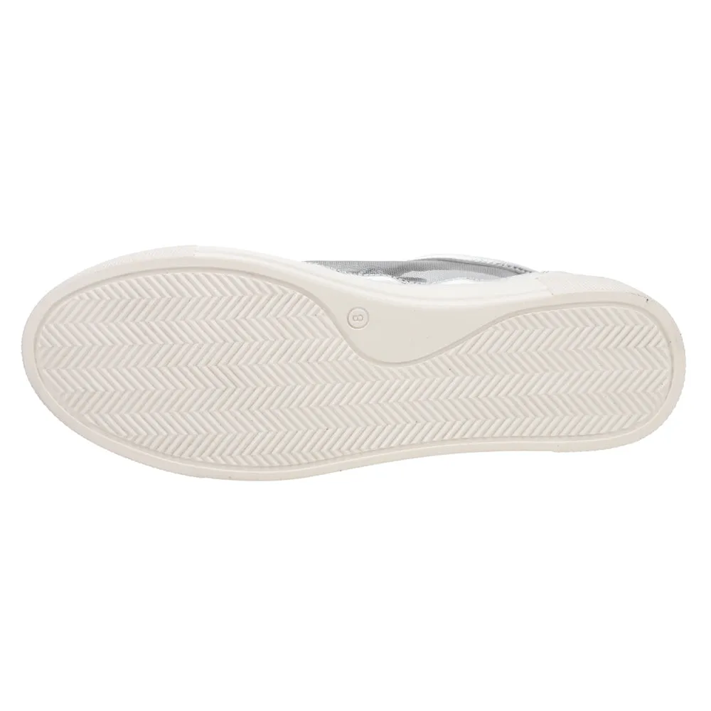 Forever Young Metallic Lace Up Mesh Sneakers Smart Casual Oxford Shoes