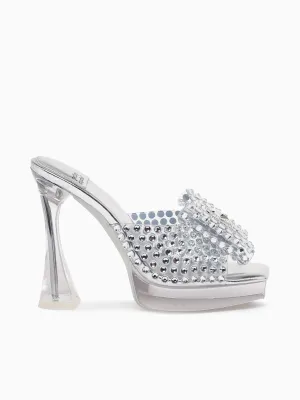 Casual Shoes Sri Lanka Gemina Silver Clear crystal