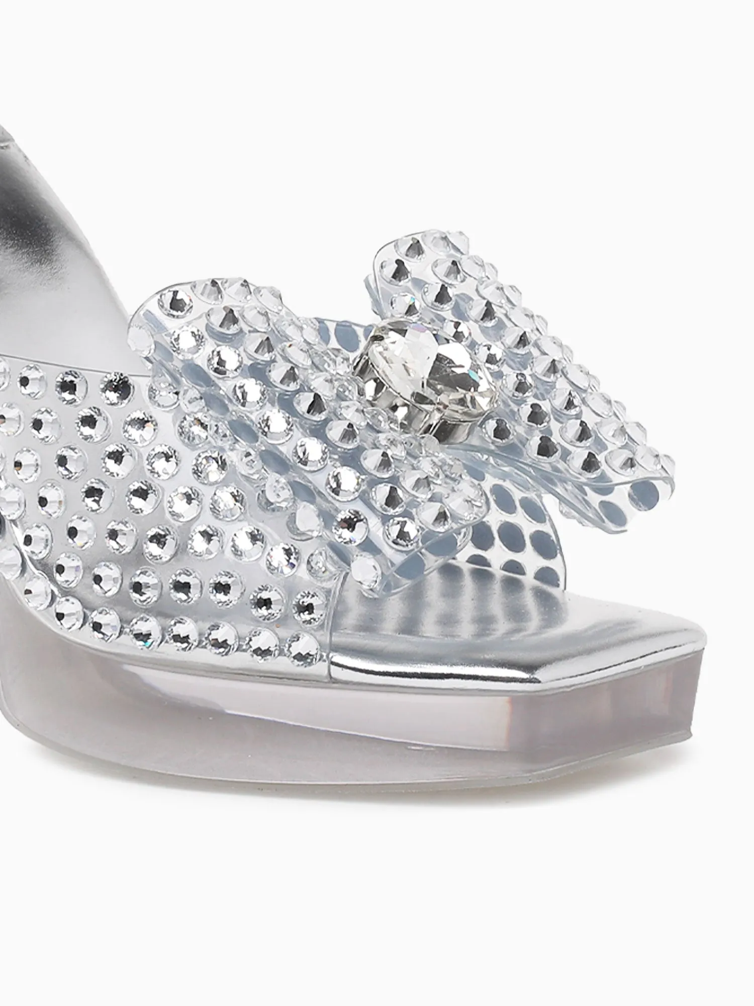 Casual Shoes Low Top Gemina Silver Clear crystal