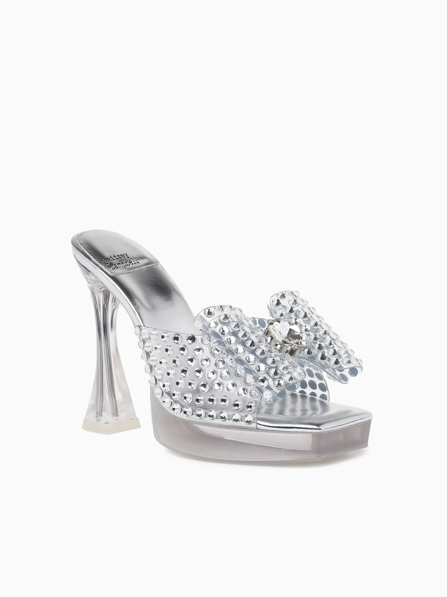 Breathable Casual Dress Shoes Gemina Silver Clear crystal