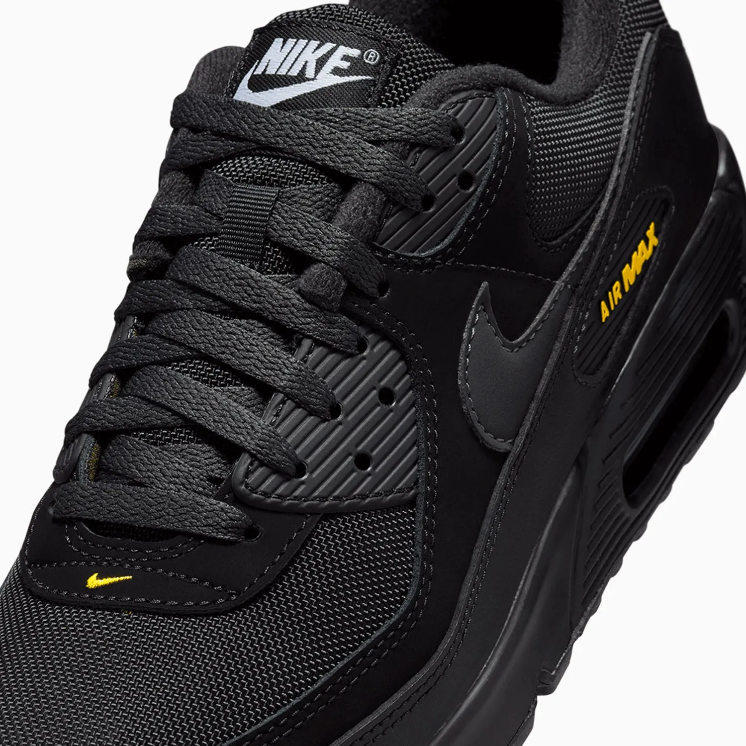 Iowa Hawkeye Nike Shoes Men's Air Max 90 "Black Speed Yellow"
