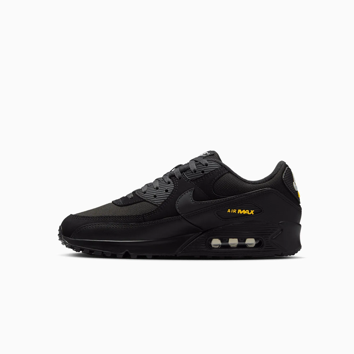 Custom Nike Air Max Shoes Men's Air Max 90 "Black Speed Yellow"