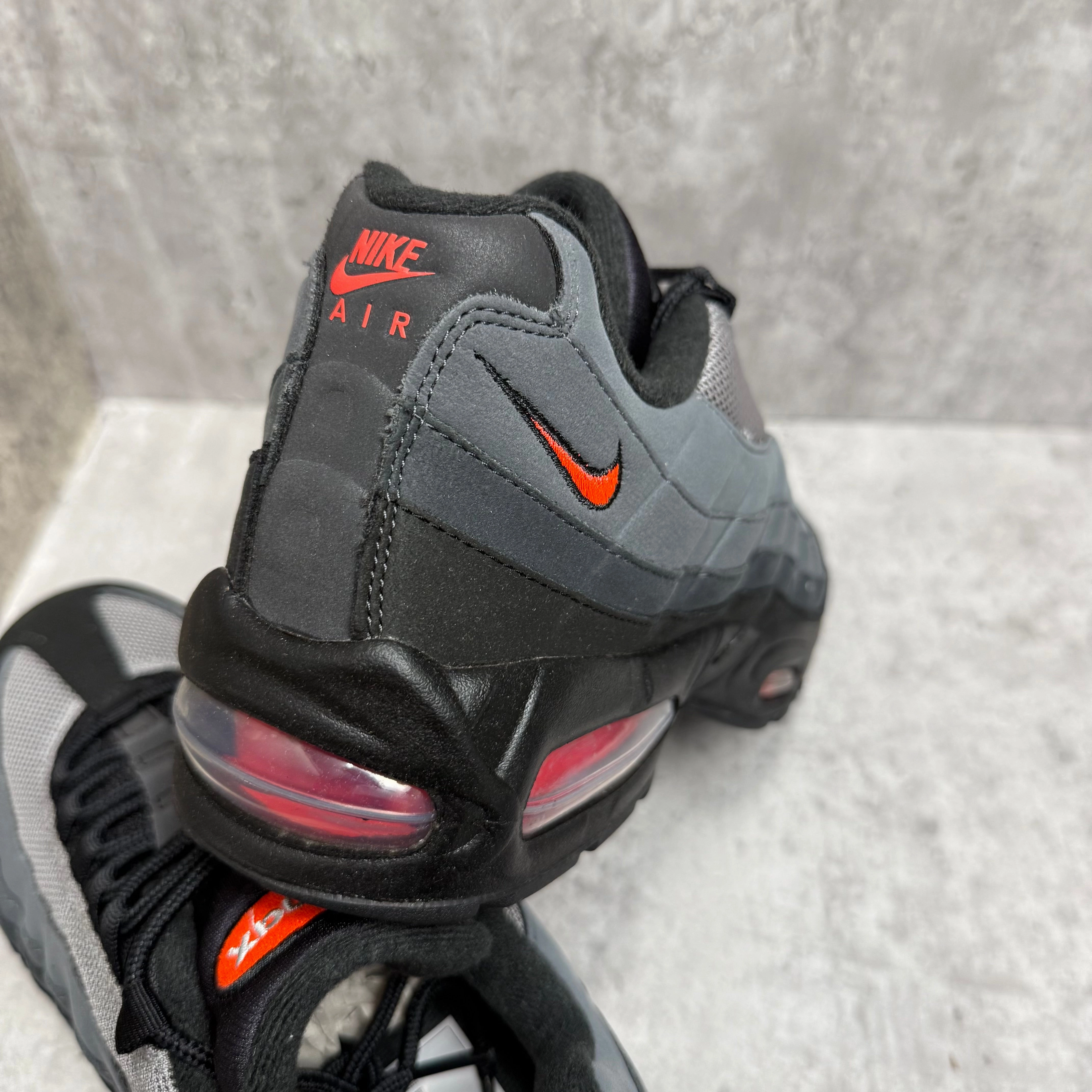 Seattle Seahawks Nike Shoes Nike Airmax 95 Bright Crimson