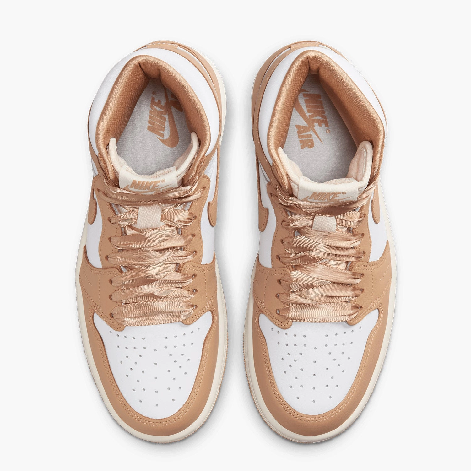 Women's Air Jordan 1 Retro High OG "Praline" Brogue Sneakers