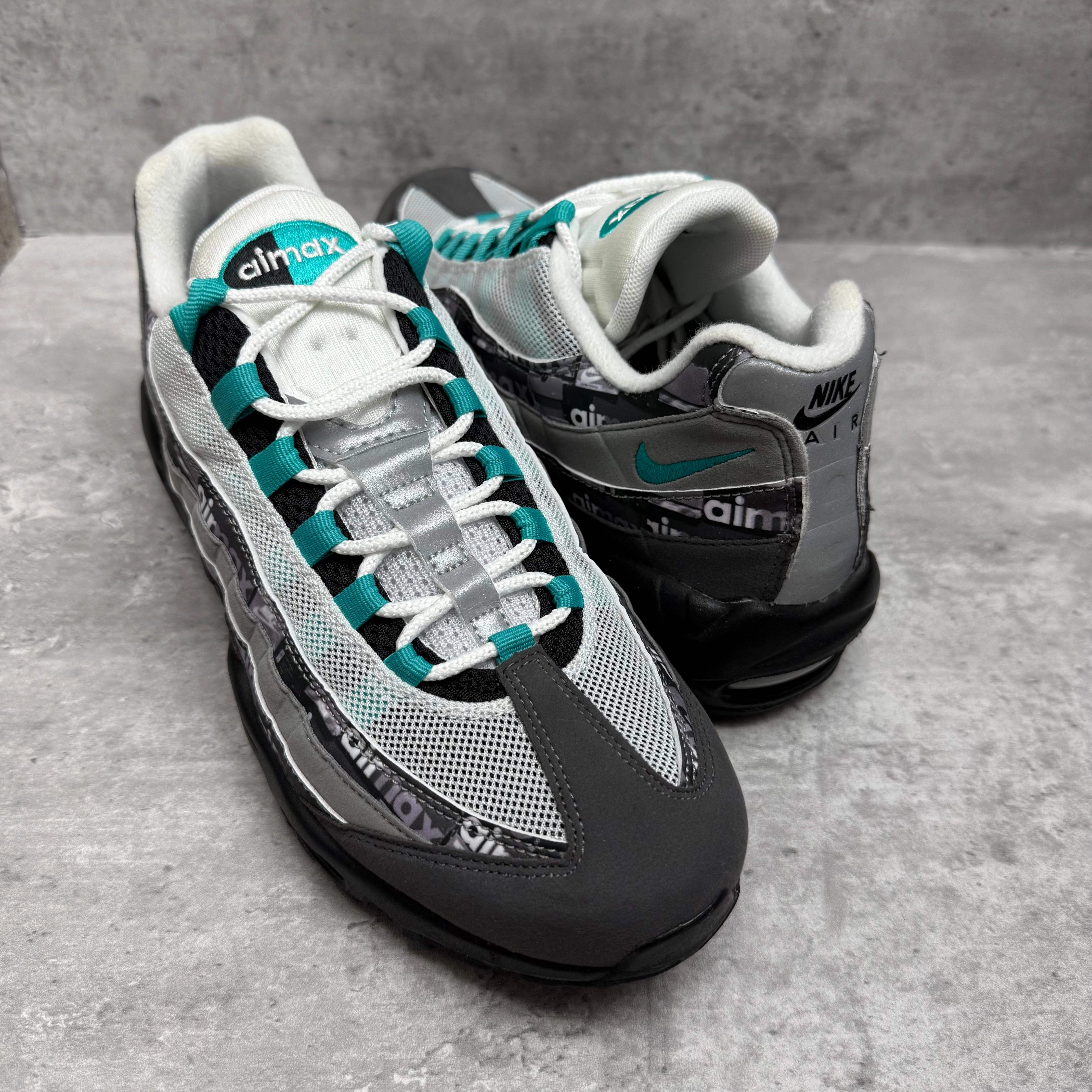 Auto Lace Nike Shoes Nike Airmax 95 Atmos Clear Jade