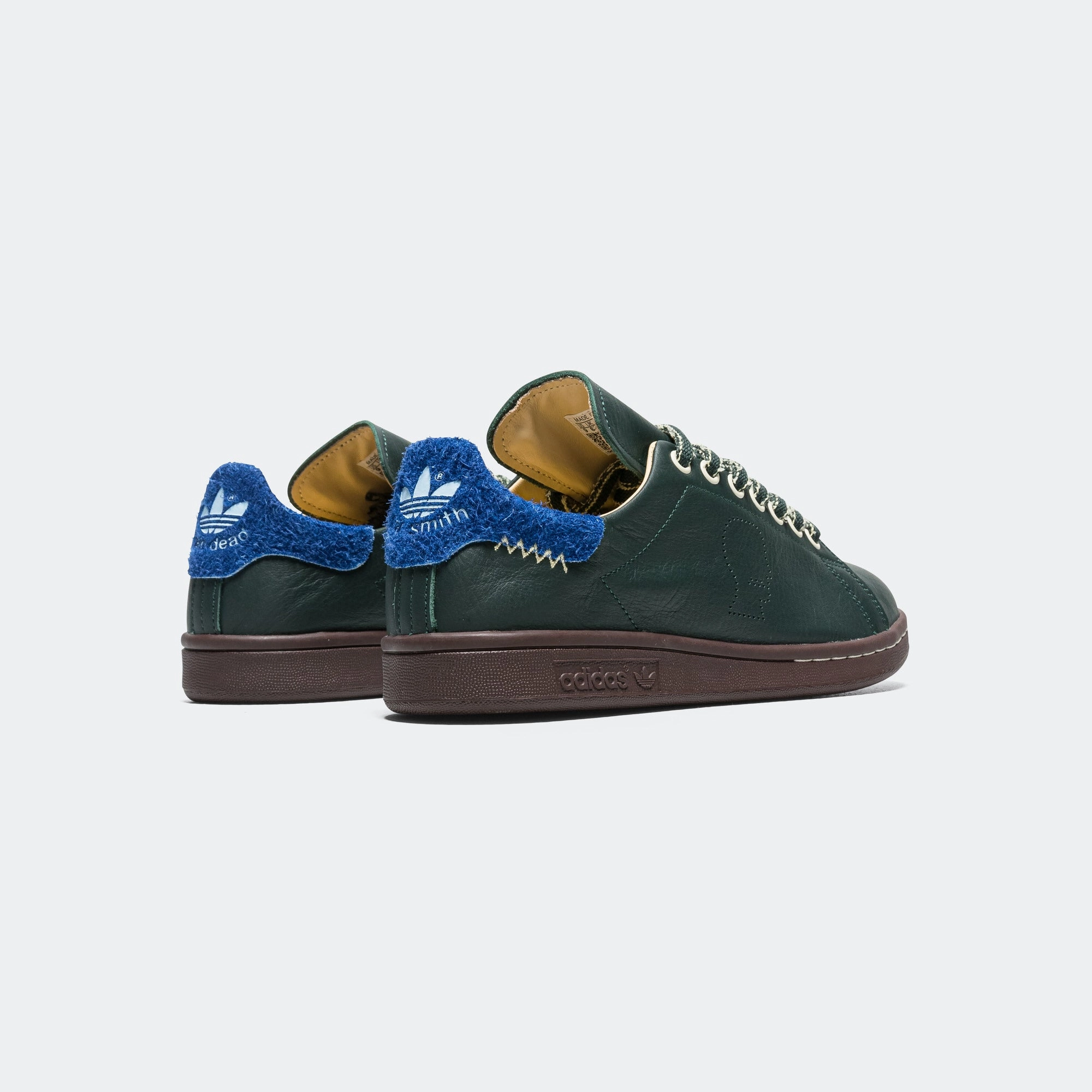 Stan Smith x Brain Dead - Dark Green/Bahia Light Blue-Sand Strata Adidas New Shoe