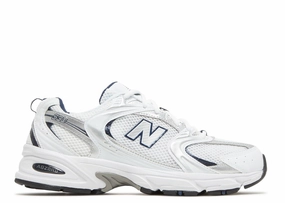 New Balance 530 White Silver Navy New Balance Yellow Blue