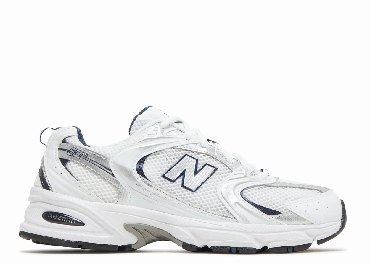 New Balance 530 White Silver Navy New Balance Seattle