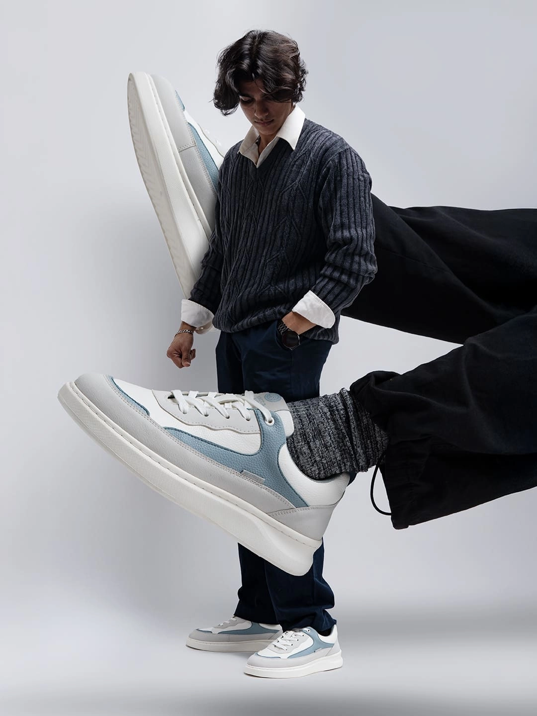 Toddler New Balance Casual Shoes Bacca Bucci VIBE-STEP Men's Low-Top Sneakers