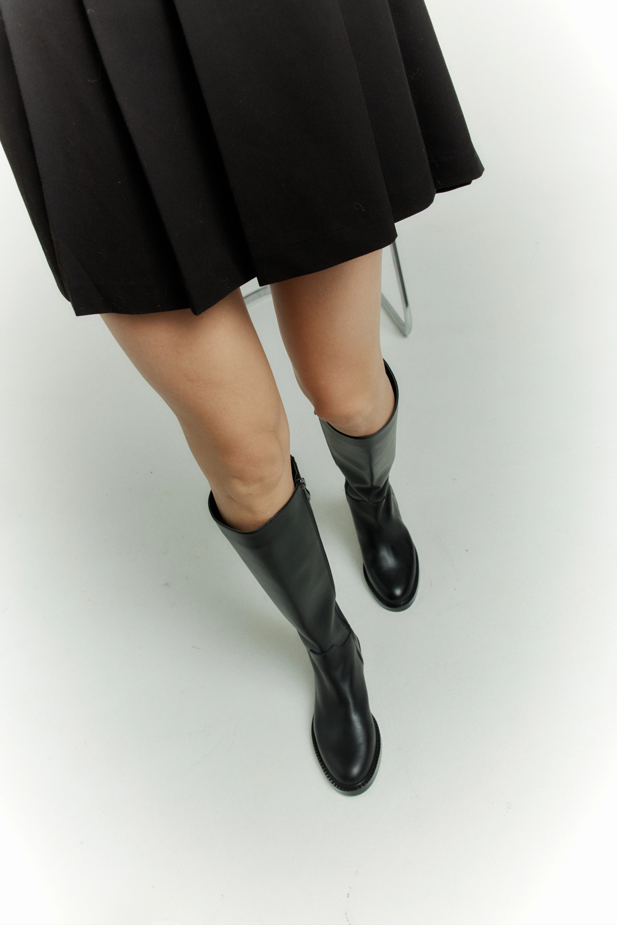 Everyday Boots Cavalry Riding Boots - Black Leather