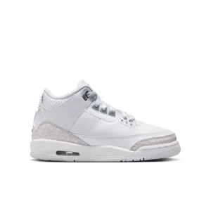 Grey Sneakers Air Jordan 3 Retro GS White/metallic Silver-white DM0967-111