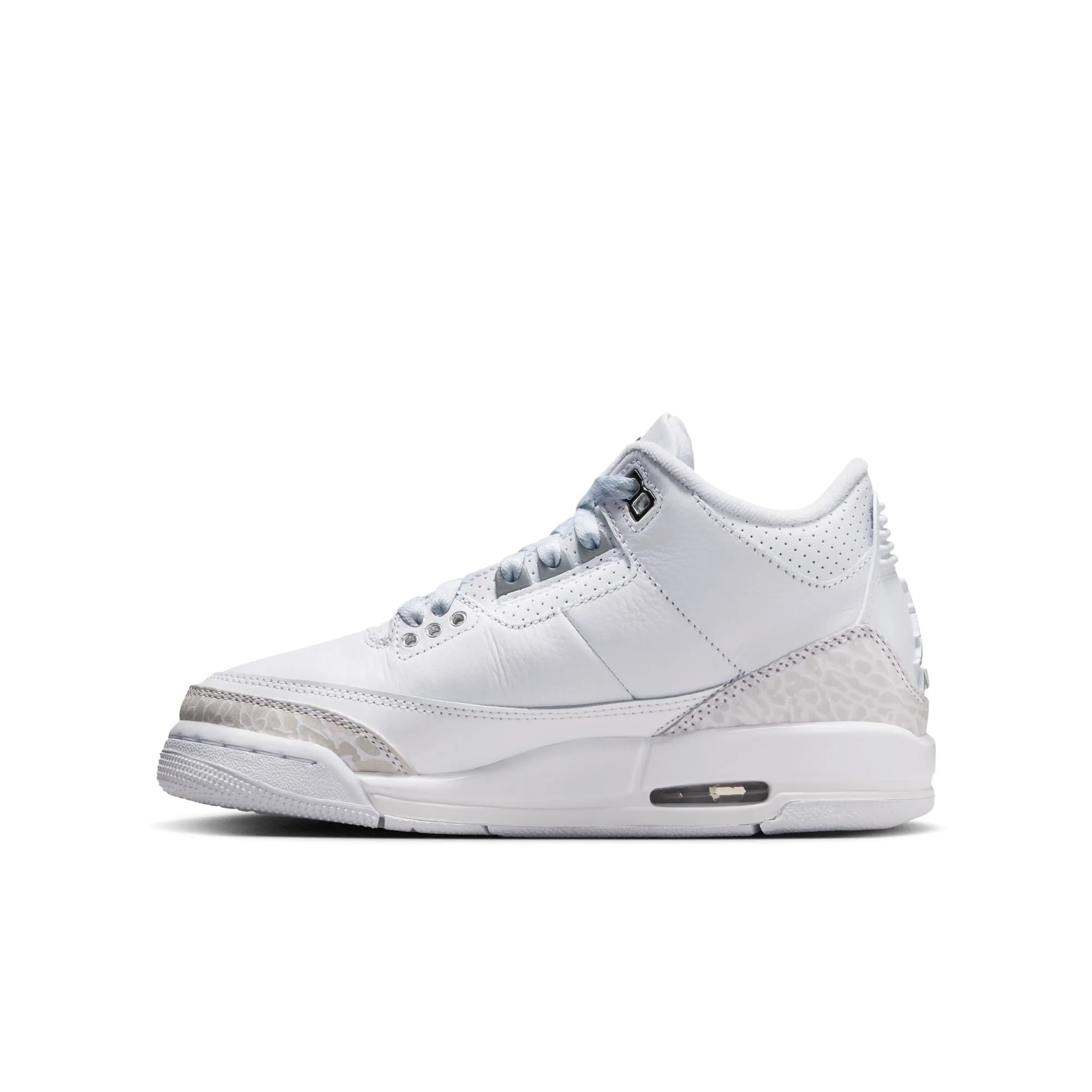 Air Jordan 3 Retro GS White/metallic Silver-white DM0967-111 Rocket Fuel Sneakers
