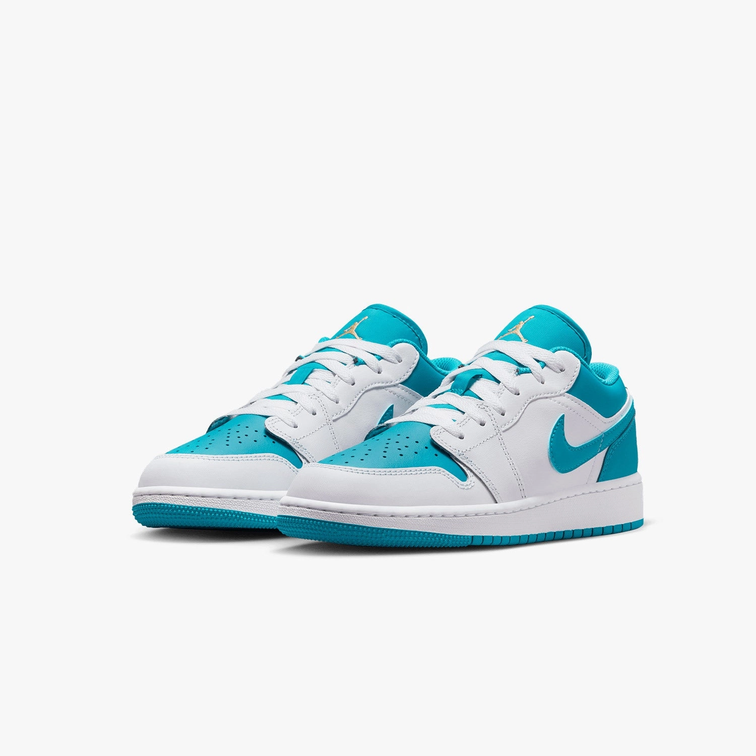 Split Toe Sneakers Kid's Air Jordan 1 Low "Aquatone" Grade School