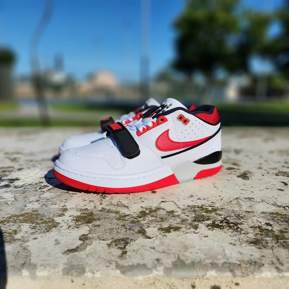 Billie Eilish x Air Alpha Force 88 SP 'Fire Red' Casual Shoes On Suit