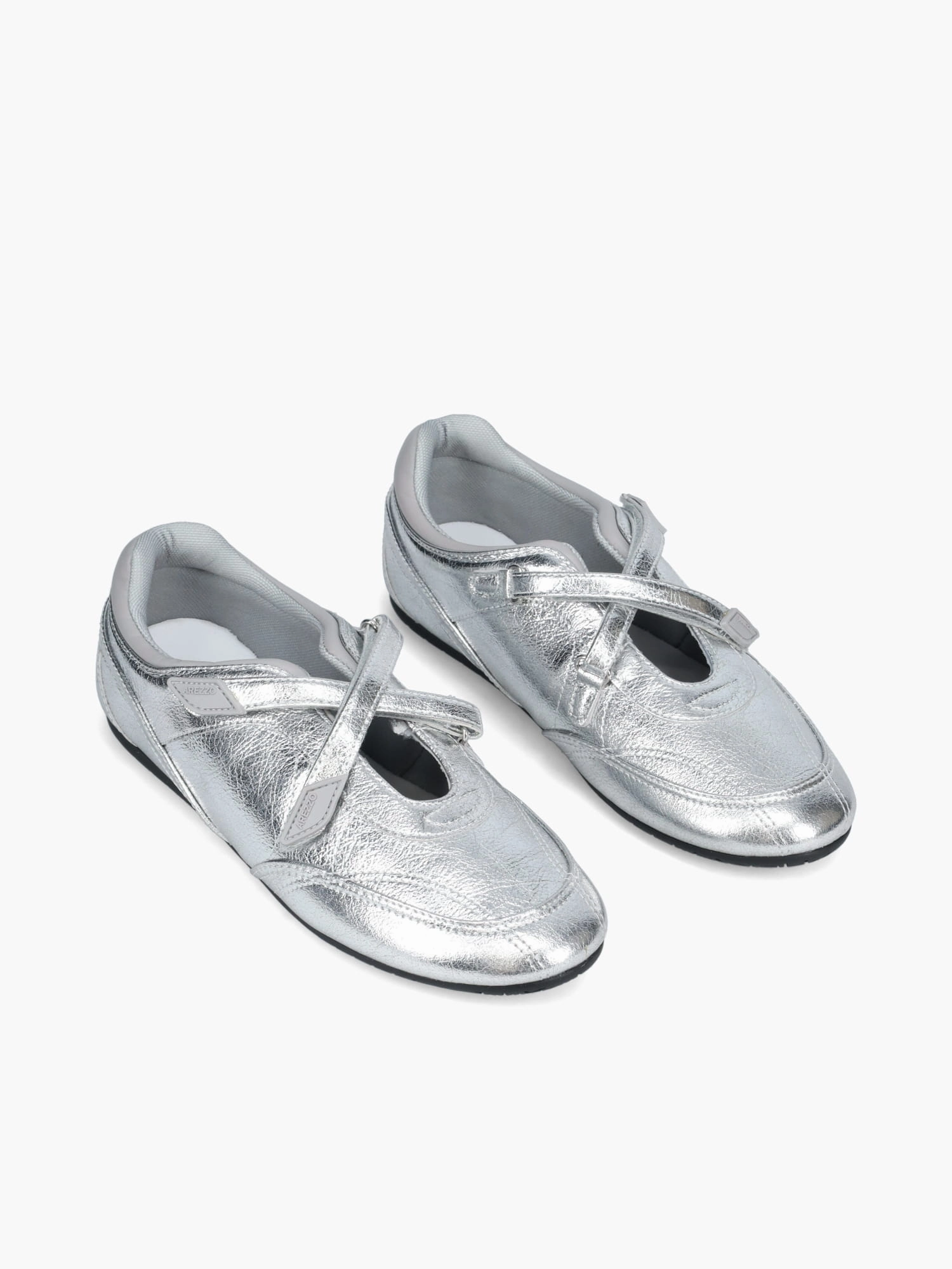 Business Casual Orthopedic Shoes Darna Silver Metal