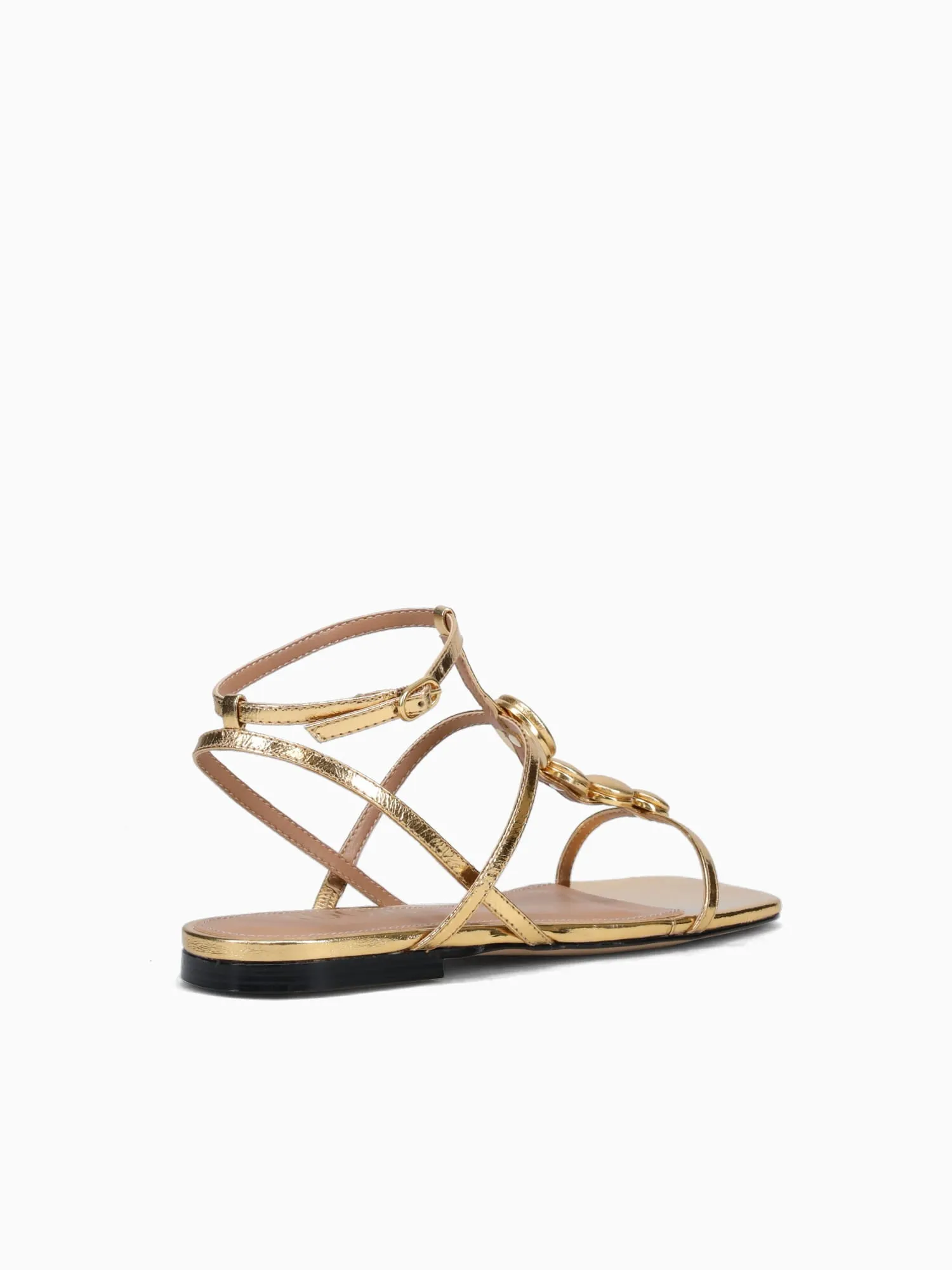 Ct302 Platform Casual Shoes Gana Ouro Metal Bala