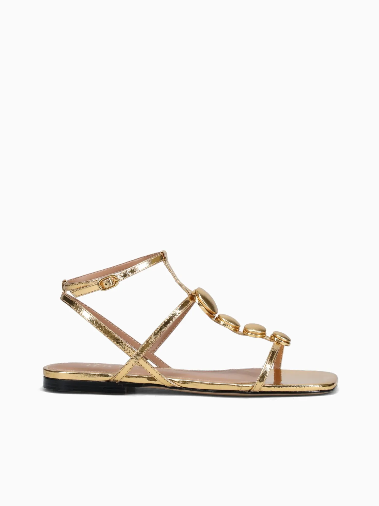 Casual Shoes Middle Aged Gana Ouro Metal Bala