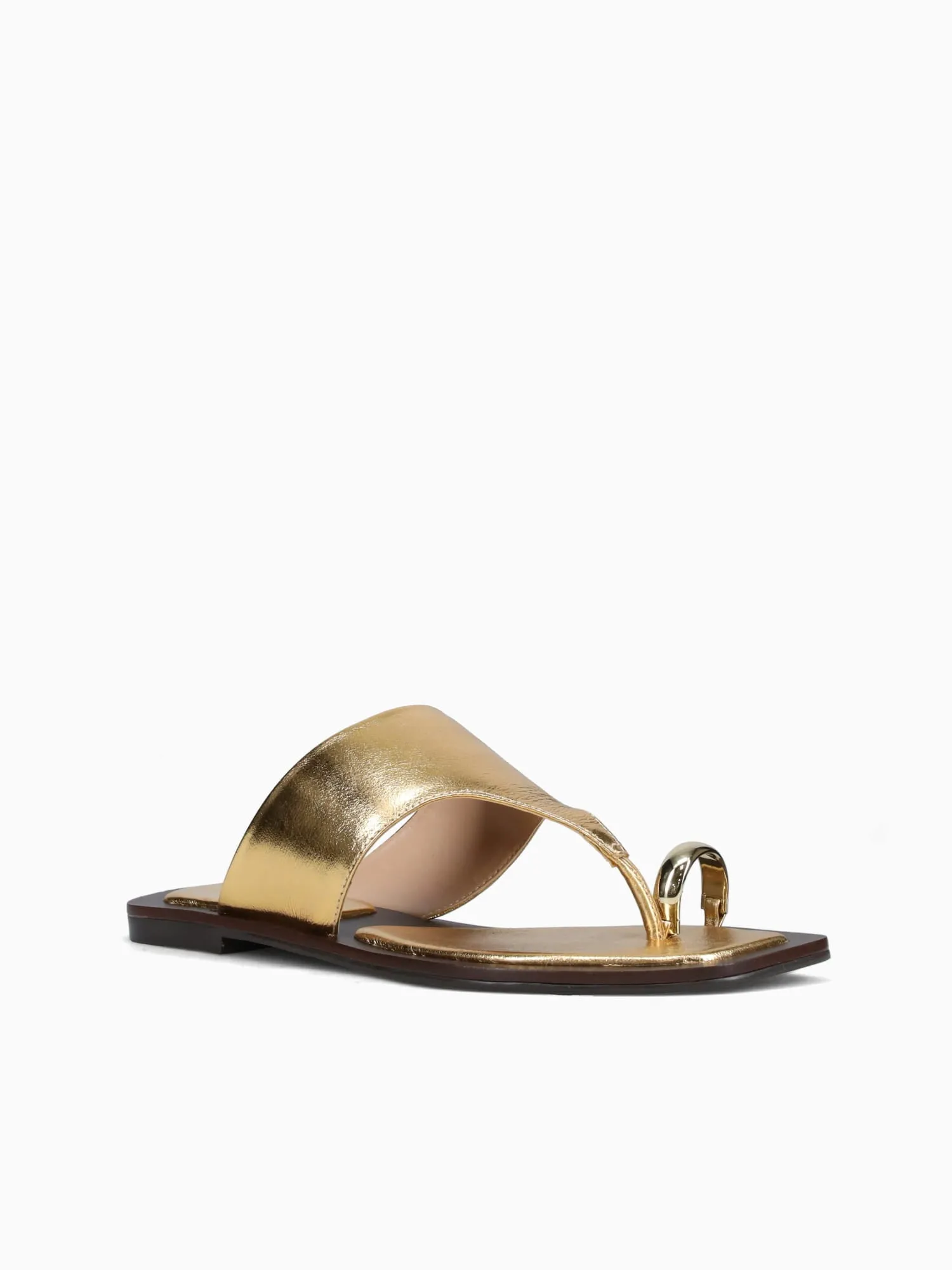 Casual Men Summer Bolyn Gold Crystal Leather