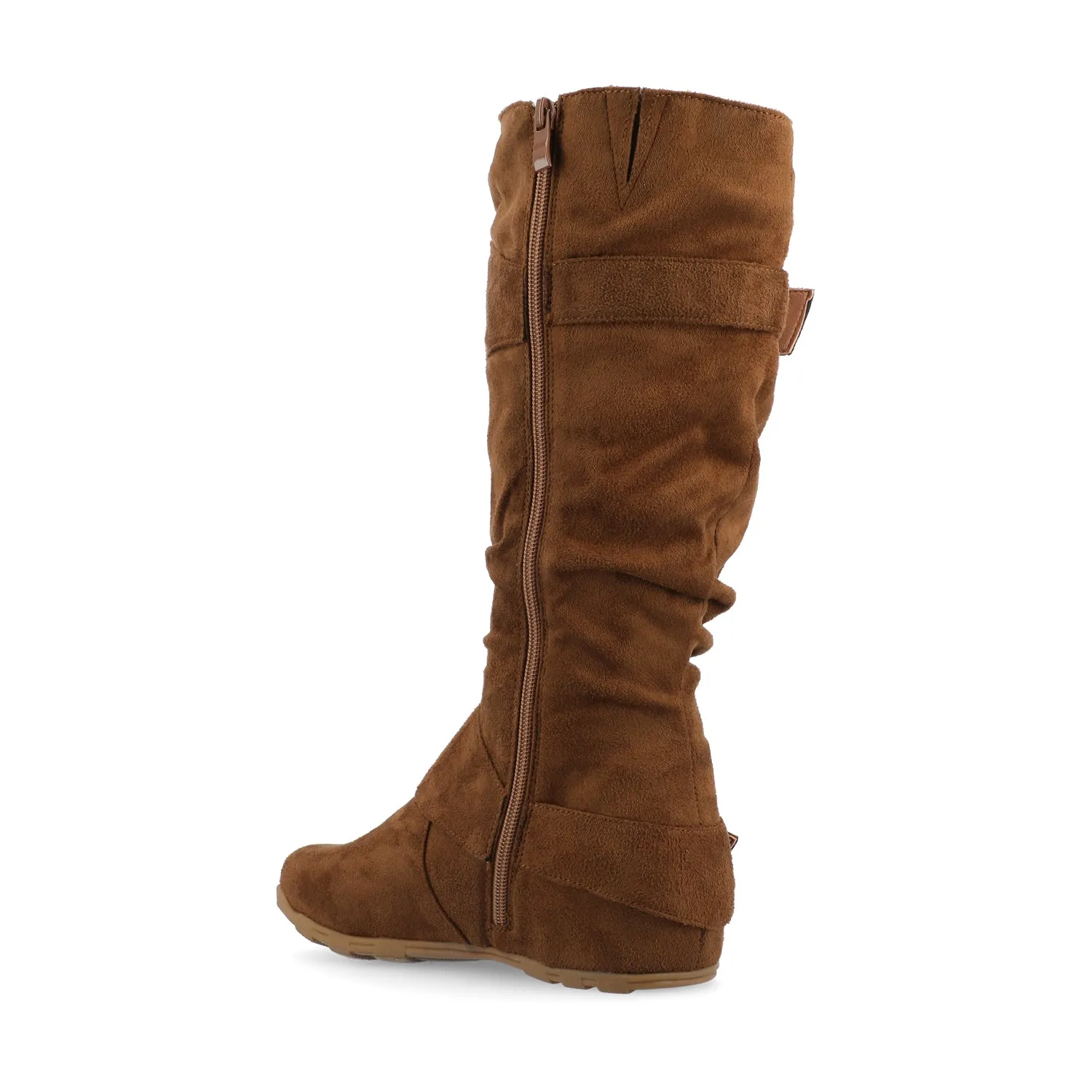 JESTER KNEE HIGH BOOTS IN X-WIDE CALF Folded Boots