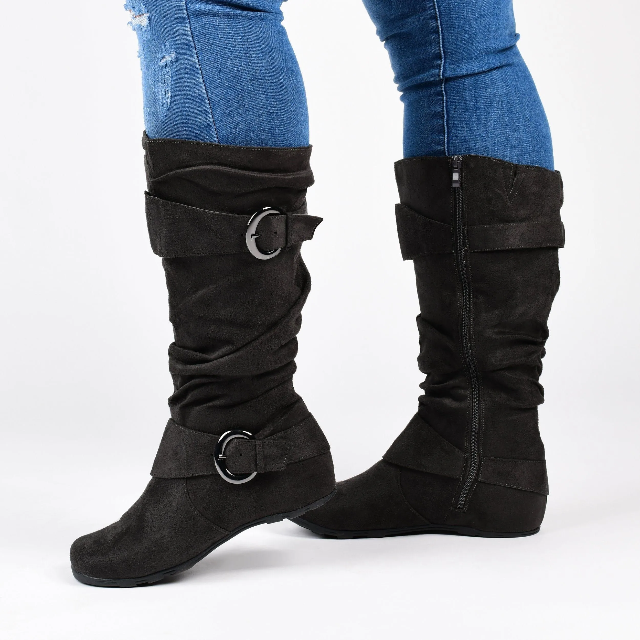 JESTER KNEE HIGH BOOTS IN X-WIDE CALF Breaking In Cowboy Boots