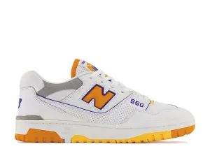 Women's New Balance 530 Sea Salt New Balance 550 White Vibrant Orange