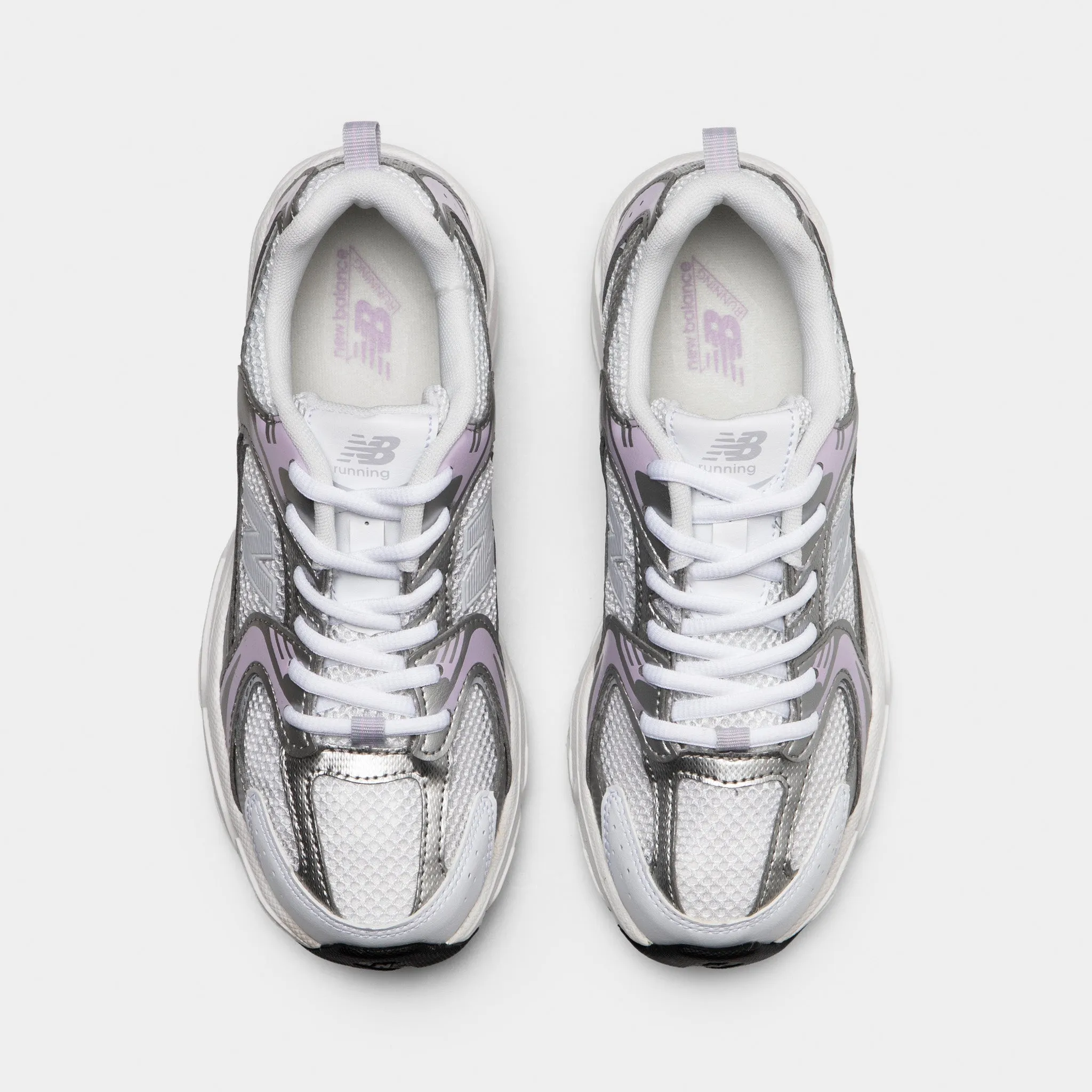 New Balance Metal Baseball Cleats New Balance Juniors' 530 Violet / White