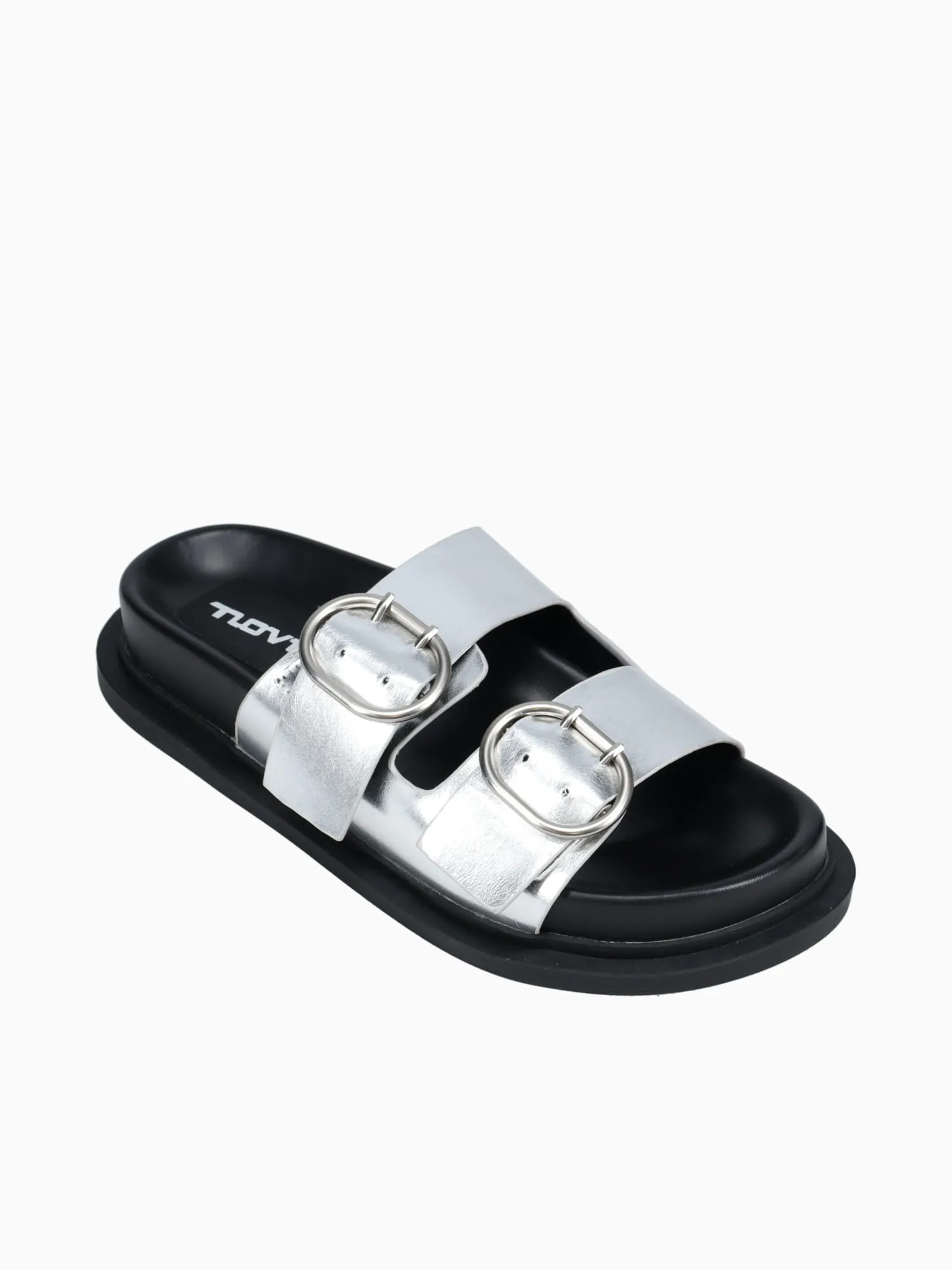 Eliana Silver Metal Casual Shoes 2015