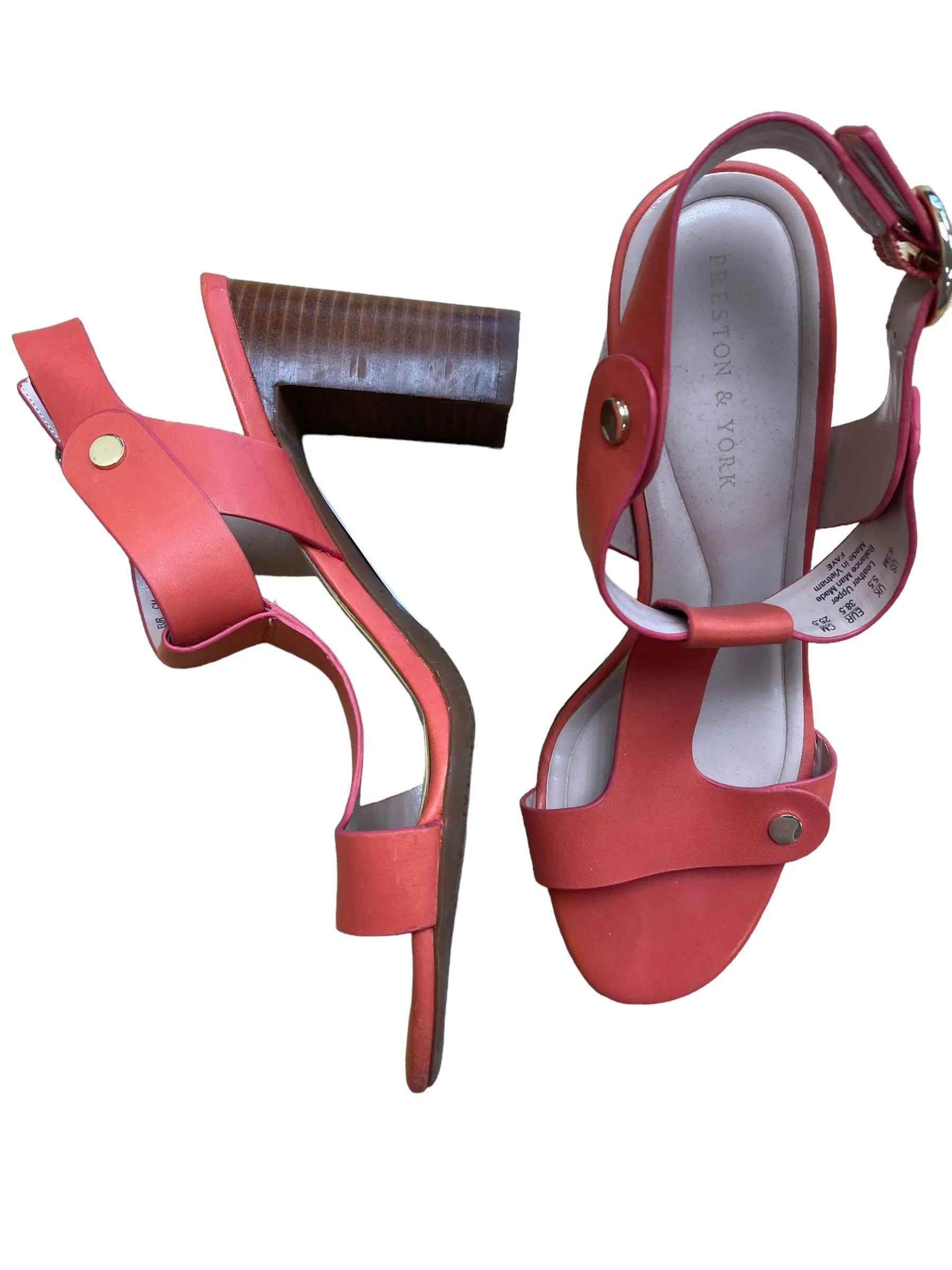 Casual Shoes For Suits Pink Shoes Heels Block Preston And New York, Size 8.5